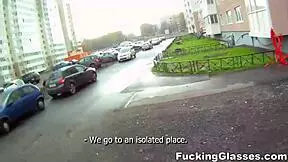 I fucked Rina on the stairway passionately