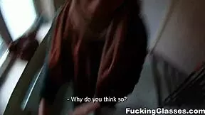 I fucked Rina on the stairway passionately