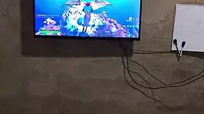 he couldn't resist sucking me deliciously while i played video games