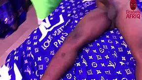 Horny African Stepmom Excitedly Rides Stepson's Big Cock