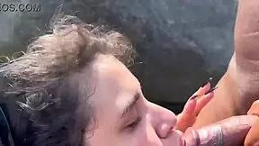 that blonde teen amateur lover got bent over by big black cock african guy on the beach