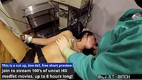 Feeling the intense thrill as nurse Blaire Celeste gets blasted with jizzcasso