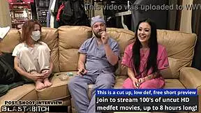 Feeling the intense thrill as nurse Blaire Celeste gets blasted with jizzcasso