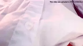 Latina babe with big tits masturbates outdoors in public so neighbors see her squirting