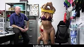 Best Friends Goldie Glock And Maya Farrell Get Caught By Guard Wrex Oliver And Must Face The Consequences - Lifterx