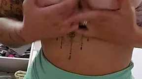 Young exhibitionist wants dick beating on her face