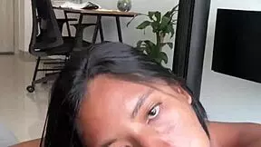 Amateur Couple Licking Big Cock For Breakfast