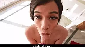 Savannah Sixx Boldly Rides Stepbrother's Huge Cock In Reverse Cowgirl After Getting Caught In Taboo Action