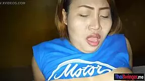 สาวไทยโดนครีมพายในก้นแคบตอนดูดควยสมัครเล่น รู้สึกทุกนิ้วเข้าไป