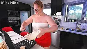 milf worships stepsons ass and gets cum on her face miss niko