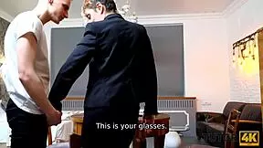 Tricky Boy Drills Mature Russian Tutor in Stockings?