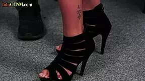 Cfnm Femdom Instructs Cock Tugging