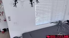 Katie Kush Got Brother Loves Big Piece Of Candy Stick On Halloween