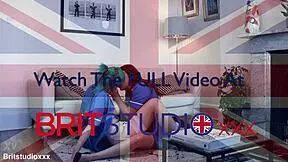 Two lesbian nurses in uniforms start with cunilingus and toys. They fuck each other hard while scissoring in the hospital.