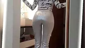 Enjoying a Monster Cock in Doggy While Bent Over for My Friend