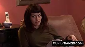 Frustrated milf dives into intense forbidden lesbian passion with her daughter Ingrid Mouth and Elexis Monroe