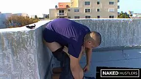 Petite Veronica gets roughly fucked on Miami rooftop.
