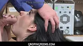 Pervert WORKER Snaps PHOTOS of Young 18+ LADY THIEF in the OFFICE.