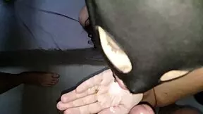 Double Blowjob from Mature Horny Wife Sucking Husband and 18YO Guy