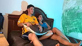 i sneak into my best friend's house to fuck his stepsister hard