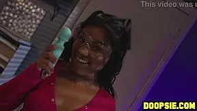 Two teen girls get caught in the garage and face punishment from the milf.