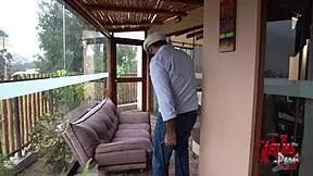 peruana crushes her porno casting and they wreck her tight pussy 😈