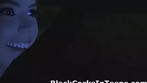 Do you think this busty redhead can handle getting pounded by that big black cock?