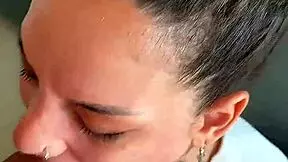 I Swallow Every Drop - Brunette Nasty Latina Deepthroat POV