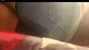 Teen pees then farts in bathroom