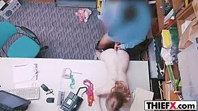 Fuck Punishment For Foxy Teen Jacker In Garage