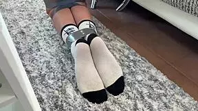 Bound indian teen blonde teased on countertop in college, moaning in bondage. Desire builds intensely.