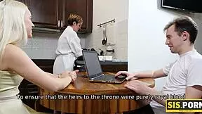 Slim Blonde And Stepbrother Have Unplanned Sex