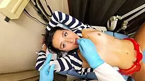 Dr. Tampa's lesbian torment clinics feature Olivia Kassady screaming in the hospital with toys and handcuffs.