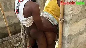 Ebony Chubby Woman Passionately Insisted On Fucked Under Tank Stand