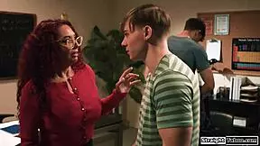 I Can Definitely Hook You Up With Your Big Tits Milf Teacher For Double Penetration