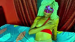 Monster cock destroys petite ebony pussy from africa with massive squirting and cum