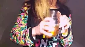 Bonneyuwu - 15 08 pijama masturbacion dildo y peluche