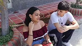 Hot Brunette Teen Bent Over For Rough Home Fuck