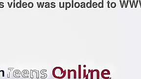 student dominates with big tits, telling how to cum