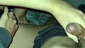 Brazilian amateur jerks off to that dick.