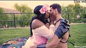 i witnessed black princess lose virginity to handsome warrior big black cock