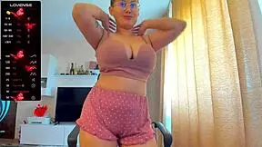 Big boobs sexy ass tattooed hot blonde girl on webcam