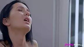 Matty, simon, kitty girls kissing and licking pussy at home