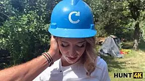 Hunt4k Fanta Sie meets old hunter in public