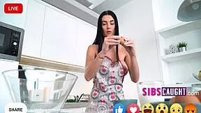 nude baking leads to barebacking with step family