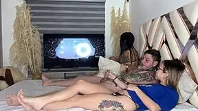 i make two horny latinas suck my cock together