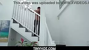 tiny latina teen step daughter with big tits faces step dad in intense encounter - sadie pop sergeant miles