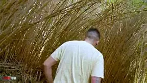 Young French Angela Kisses Jerks Off and Gets Roughly Fucked in Reeds