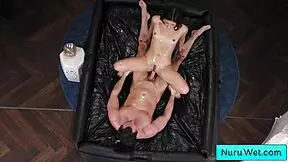 Sensual teen masseuse: 'Pour nuru gel on my naked body and bang me, Brad Sterling.'