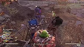 Can You Believe Crazycat Is Fucking Eight Horny Virgins In Fallout 76? It's Insane!